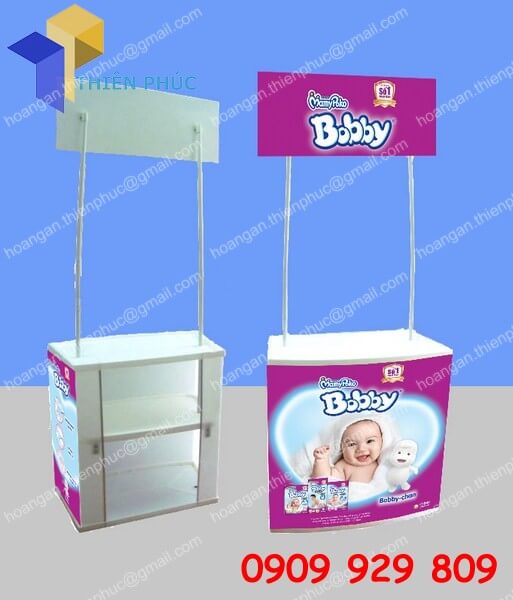 booth nhua lap rap