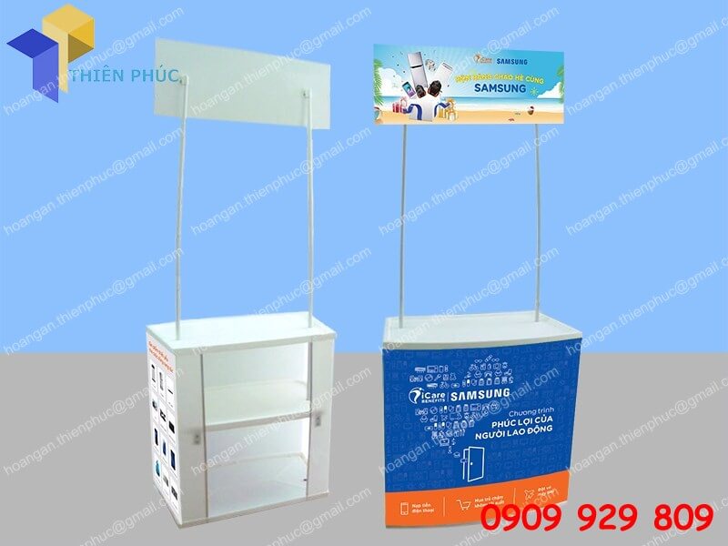 booth nhua lap rap