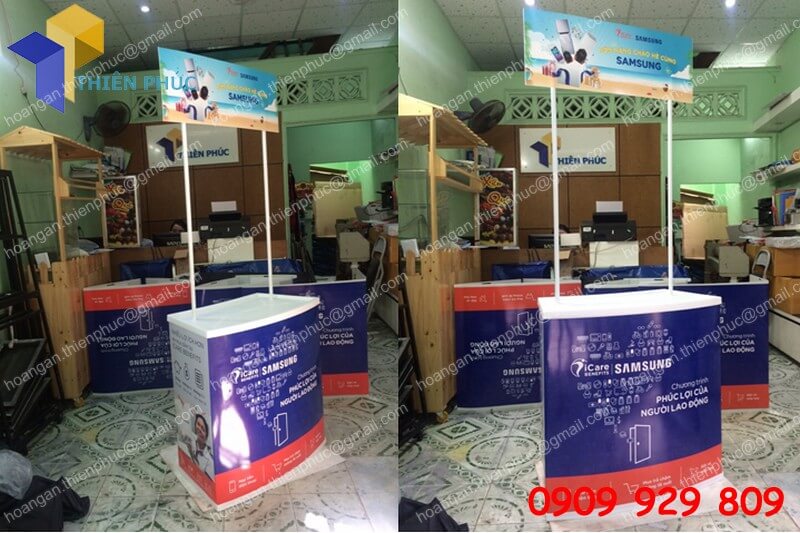 booth nhua lap rap
