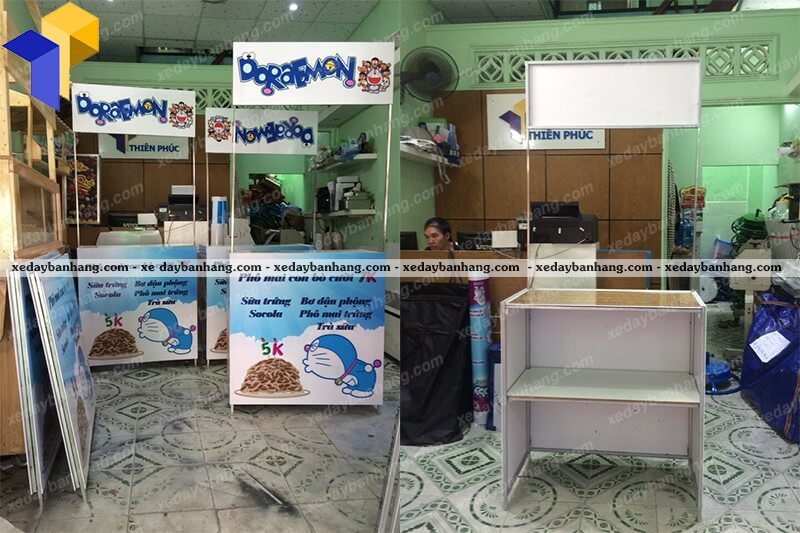 cung cap booth sampling luu dong