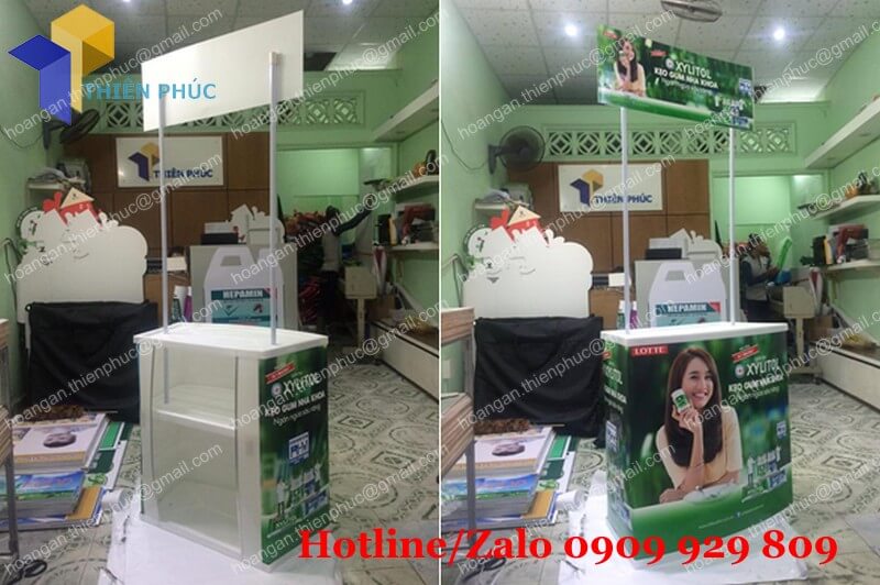 booth nhua lap rap