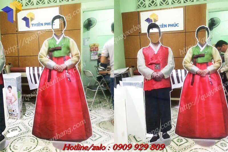 standee mac hanbok xinh