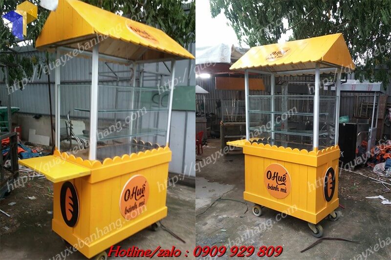 xe banh mi tien dung