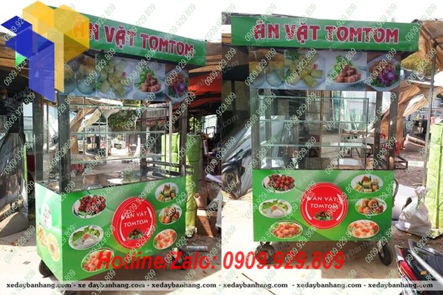 xe inox ban thuc an vat gia re