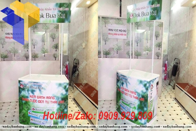 booth ban hang bang nhua
