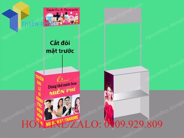 booth quang cao gia re