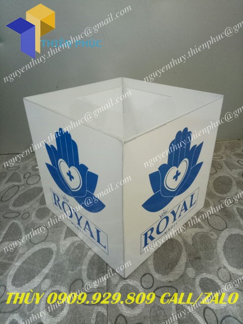 thung mica bo thu