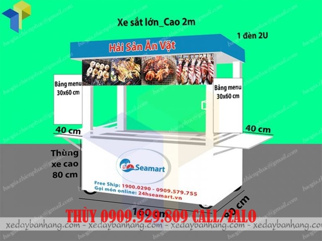 xe ban hai san via he