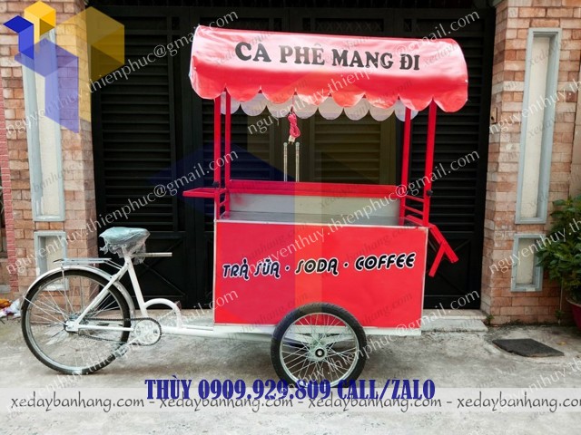 xe dap ban cafe luu dong