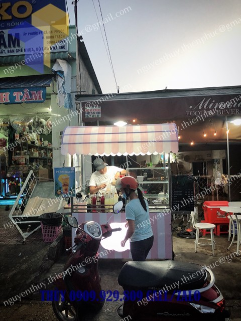 thiet ke xe ban tra sua
