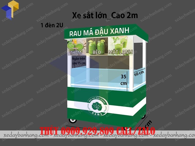 Xe Sat son 1m2-mau trang_Mat truoc