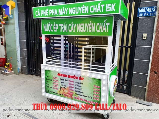 xe ban nuoc ep trai cay